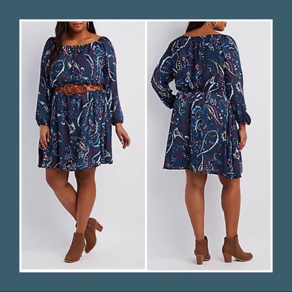 Charlotte Russe Paisley Dress